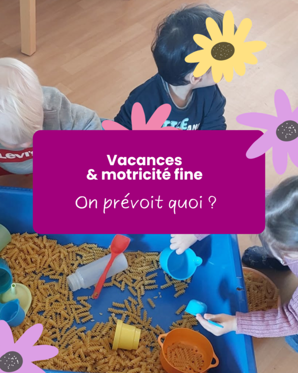 Pas besoin d’activités compliquées pour apprendre. ☀️