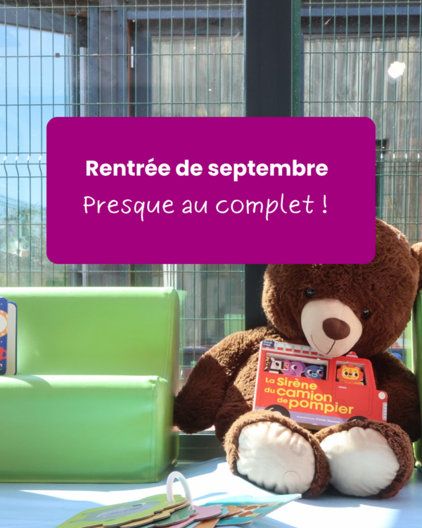 ⏱️ Il reste quelques places pour la rentrée ! 