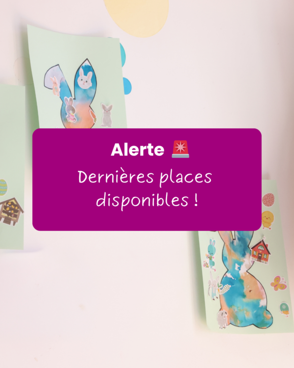 Alerte : dernières places ! 🚨